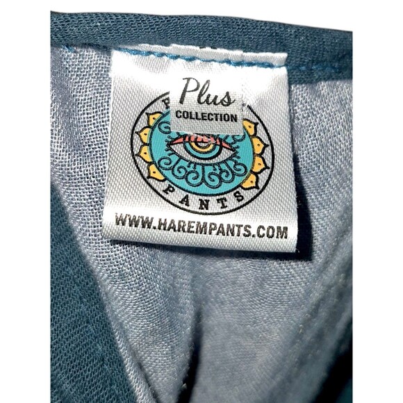 Harem Pants Co. Cotton Midi Dress Lagenlook Artsy Asymmetrical Layered Size 2X - Picture 2 of 8